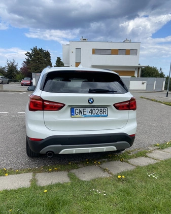 BMW X1 cena 79900 przebieg: 168800, rok produkcji 2017 z Wejherowo małe 154